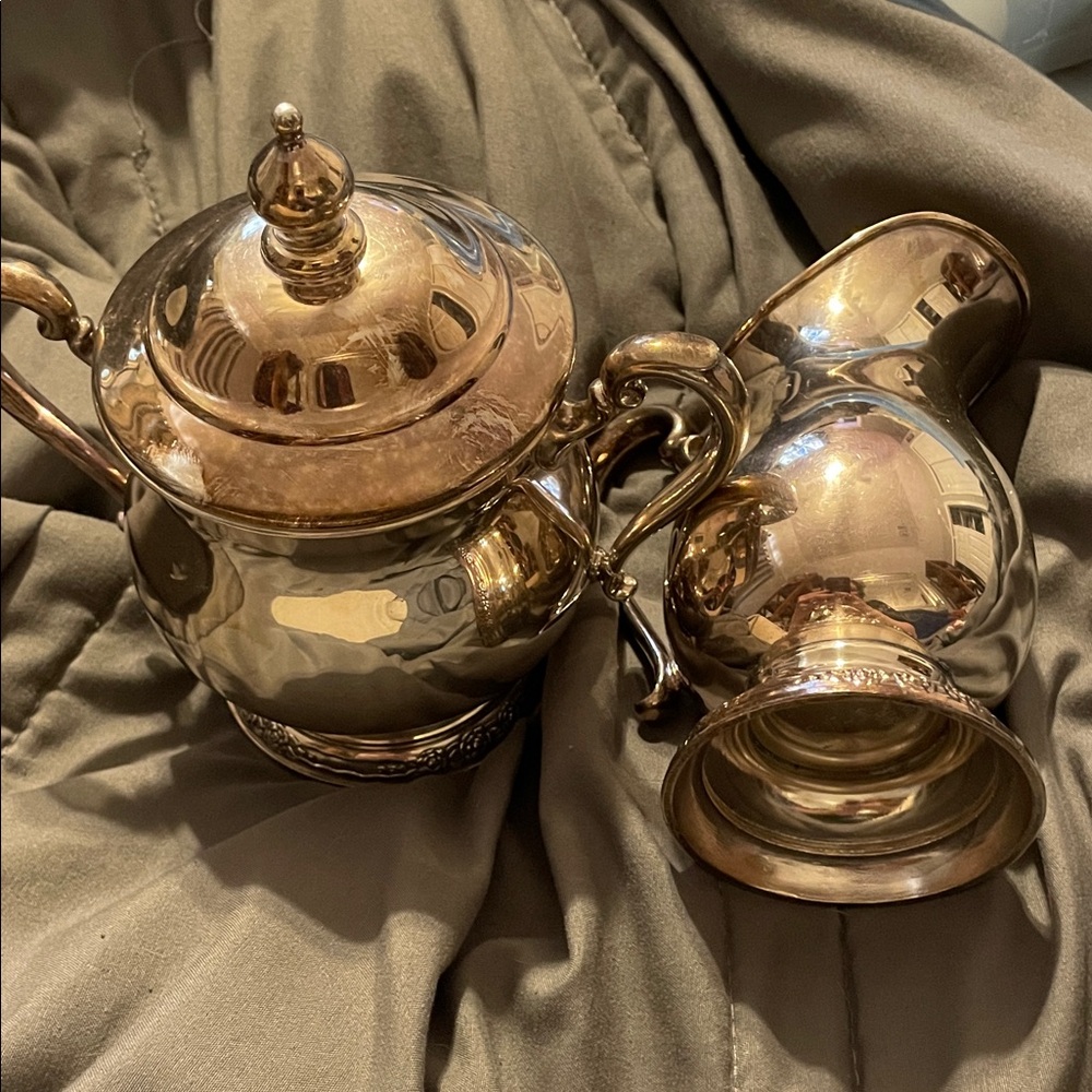 Elegant Silver Tea Set